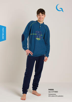 BOY'S PAJAMAS M/L V40056 Tellini S.r.l. Wholesale Clothing